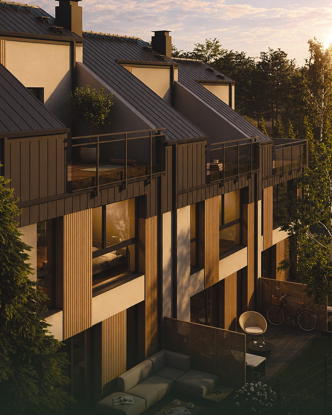 Nowoczesna architektura Osiedla Miodowe Wzgórze